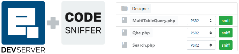 Devserver and Code Sniffer